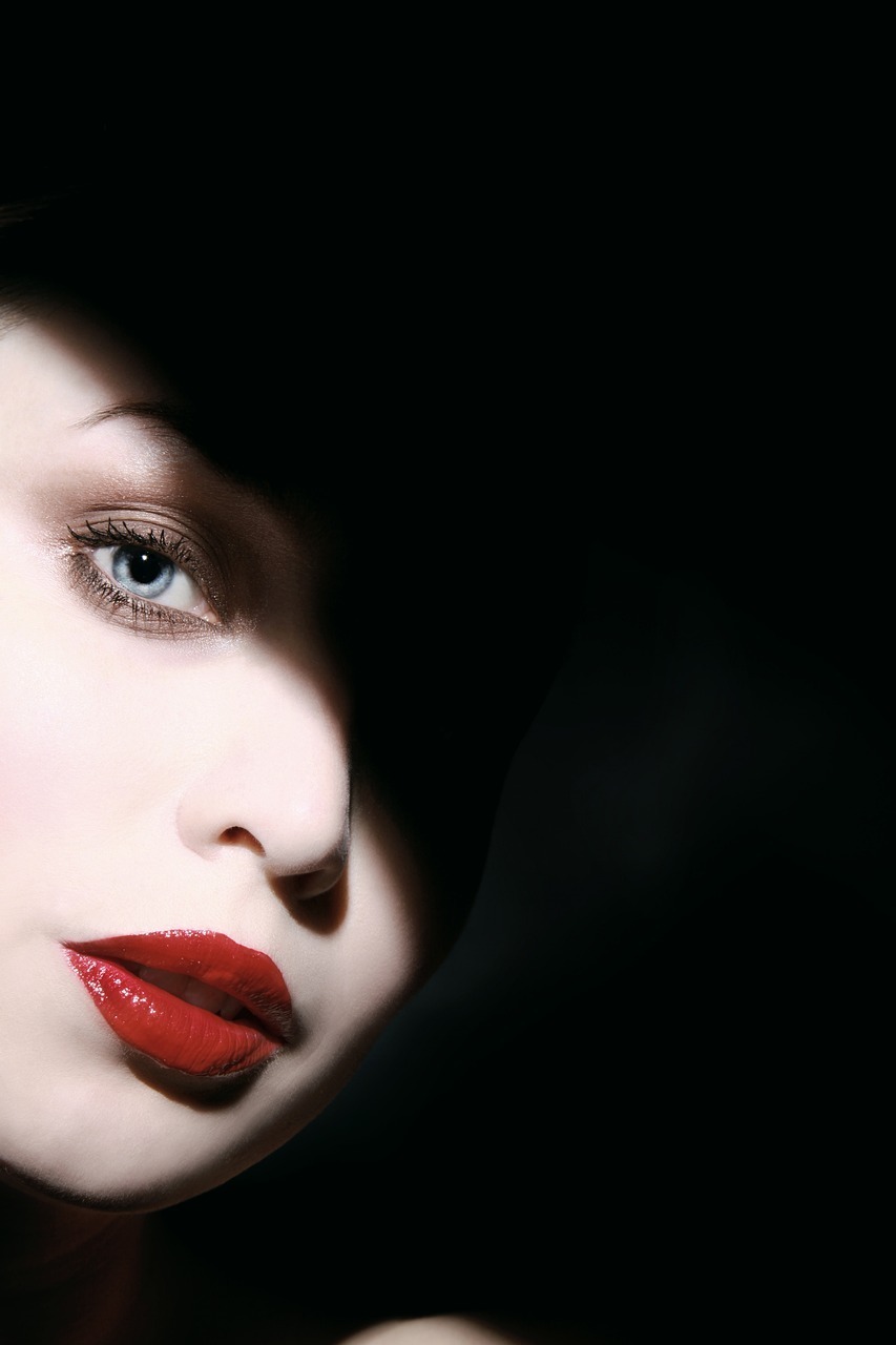 European Female Model Smoky Headshot