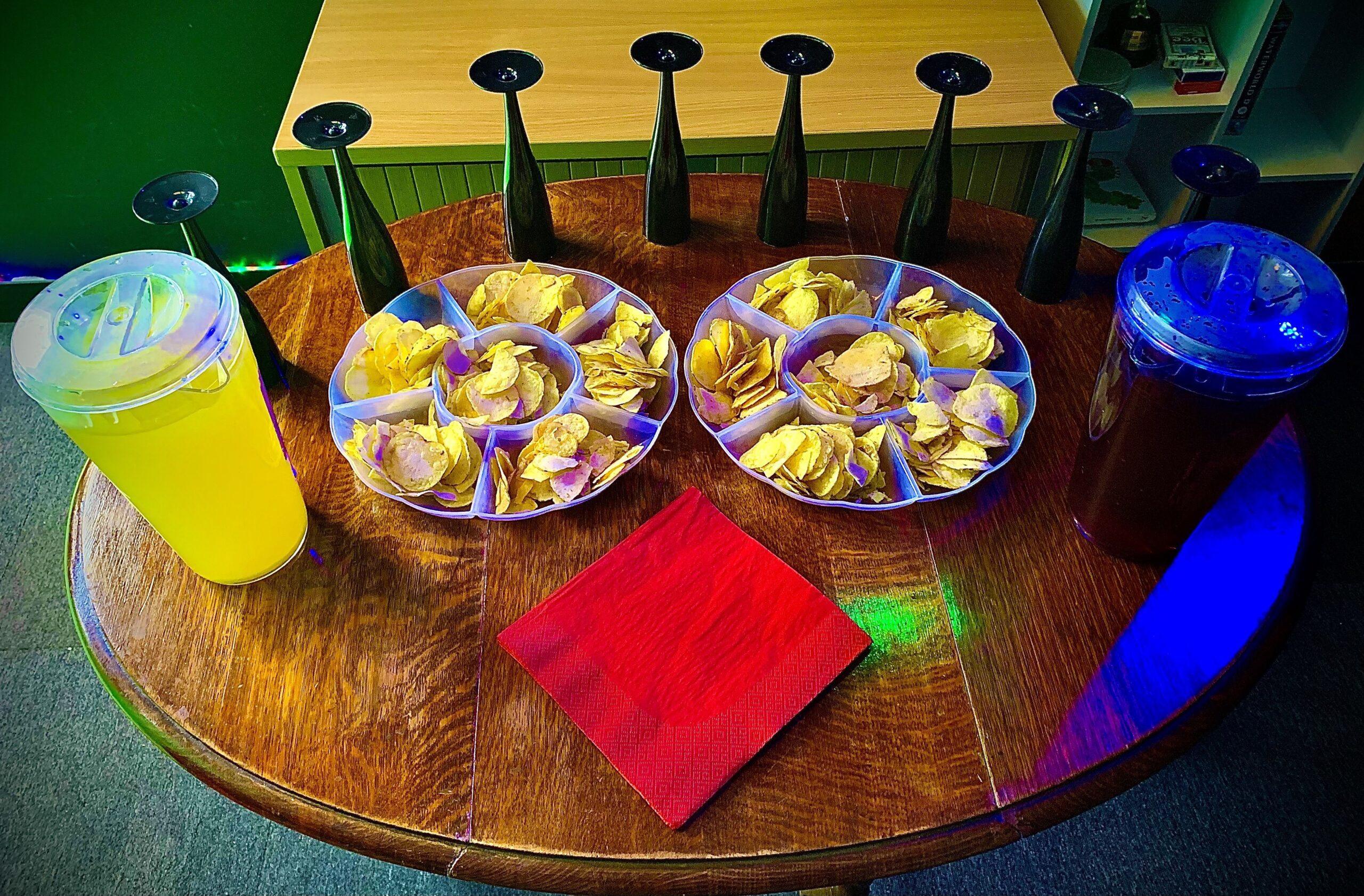 Kids Pop Star Party Food Table