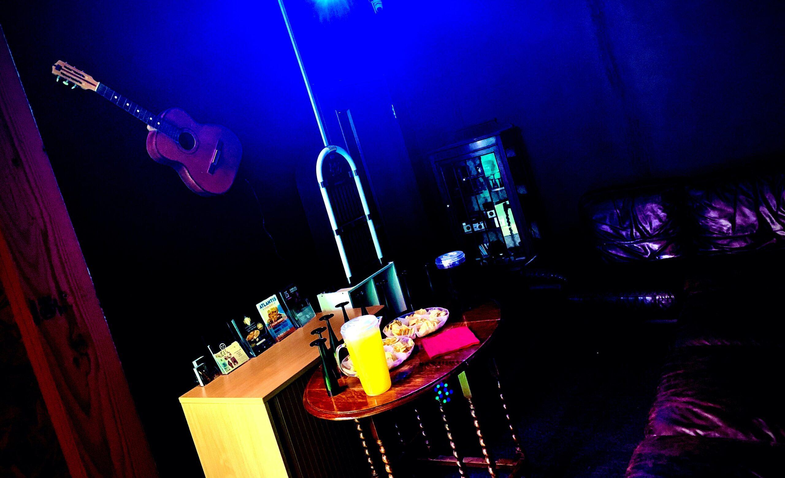 Kids Pop Star Party Seating Area